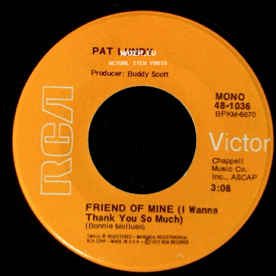 Pat Lundy - Closer / Friend Of Mine (I Wanna Thank You So Much) side B