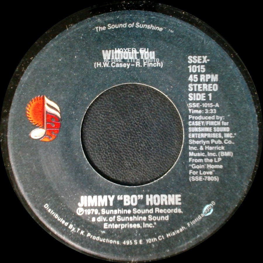 Jimmy "Bo" Horne - Without You / Goin' Home For Love side A