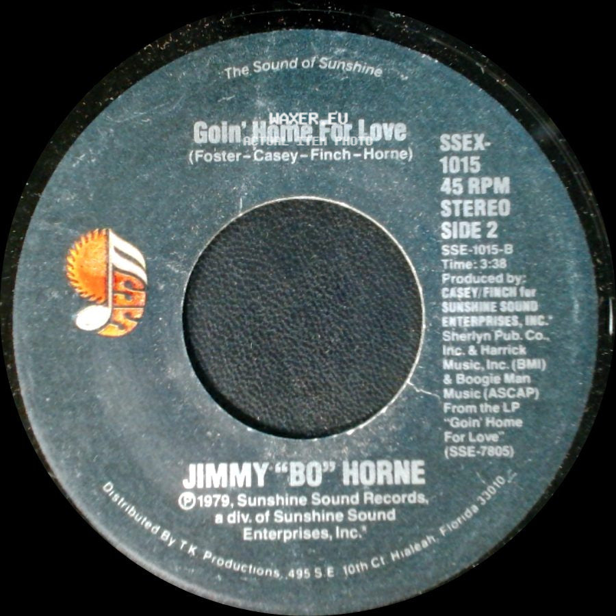 Jimmy "Bo" Horne - Without You / Goin' Home For Love side B