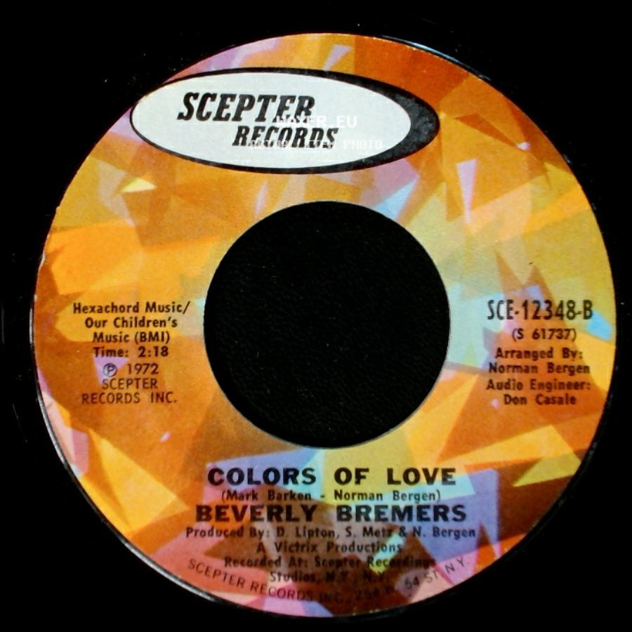 Beverly Bremers - We're Free / Colors Of Love side B