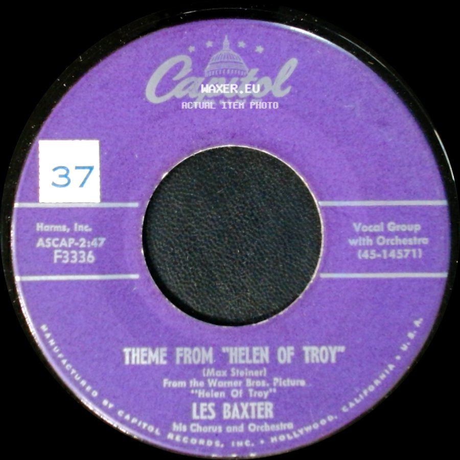 Les Baxter - Theme From 'helen Of Troy' / The Poor People Of Paris side A
