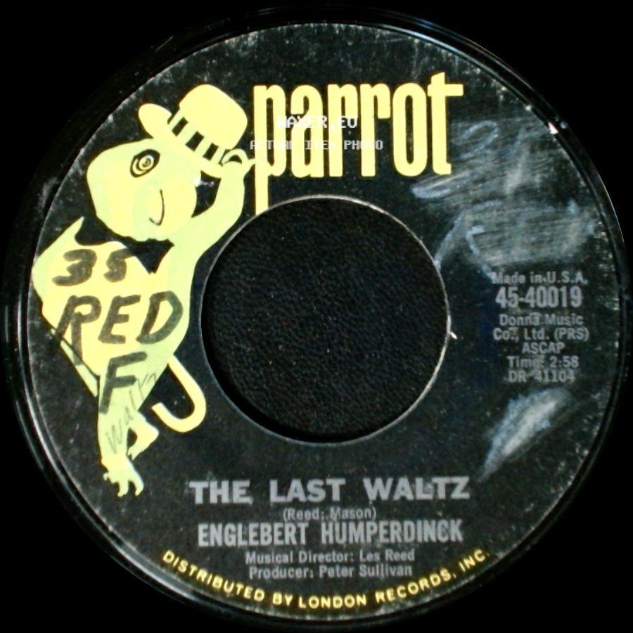 Englebert Humperdinck - The Last Waltz / That Promise side A