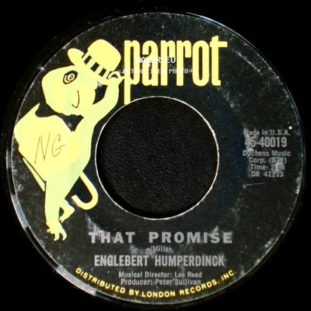 Englebert Humperdinck - The Last Waltz / That Promise side B