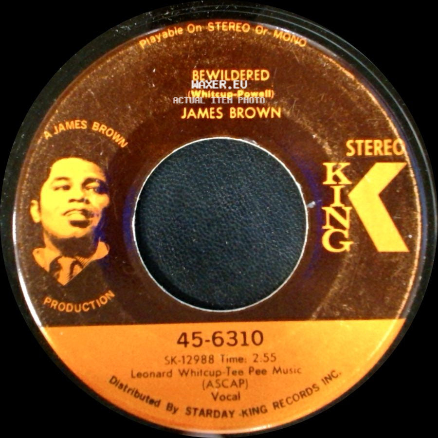 James Brown - Brother Rapp (Part 1) & (Part 2) / Bewildered side B