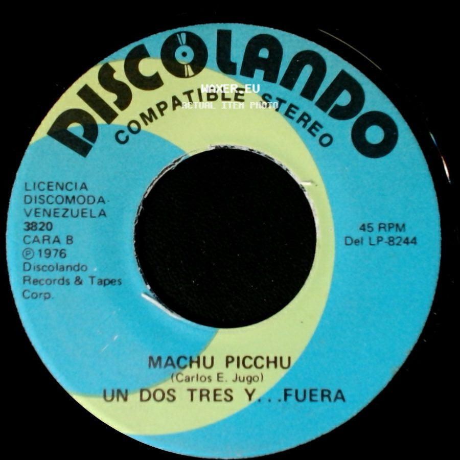 Nathalie Ohana - Un Dos Tres Y... Fuera / Machu Picchu Un Dos Tres Y ... Fuera side B