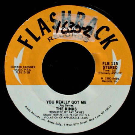 The Kinks - You Really Got Me / Lola side A