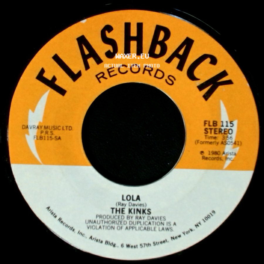 The Kinks - You Really Got Me / Lola side B