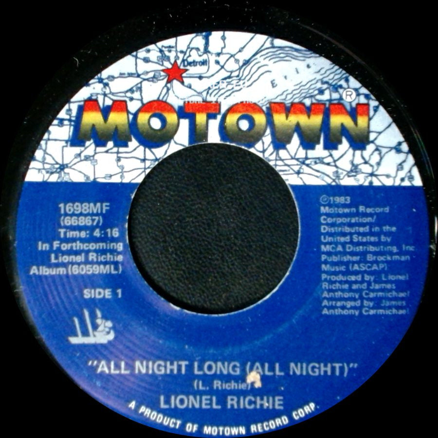 Lionel Richie - All Night Long (All Night) / Wandering Stranger side A