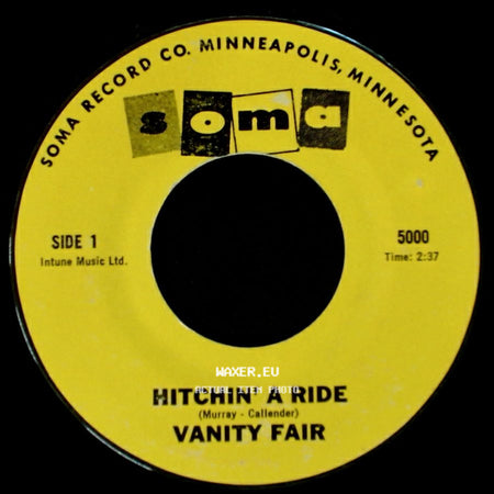 Vanity Fair - Hitchin' A Ride / Early In The Morning side A