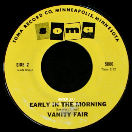 Vanity Fair - Hitchin' A Ride / Early In The Morning side B