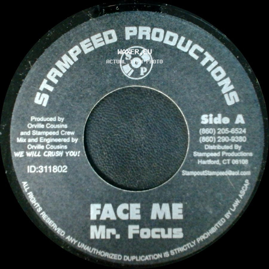 Mr. Focus / Terro Fix - Face Me / Get Paid side A