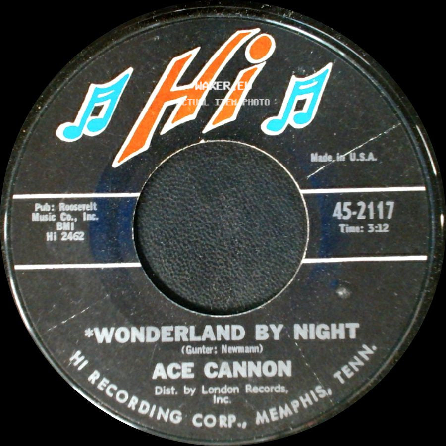 Ace Cannon - As Time Goes By / Wonderland By Night side B