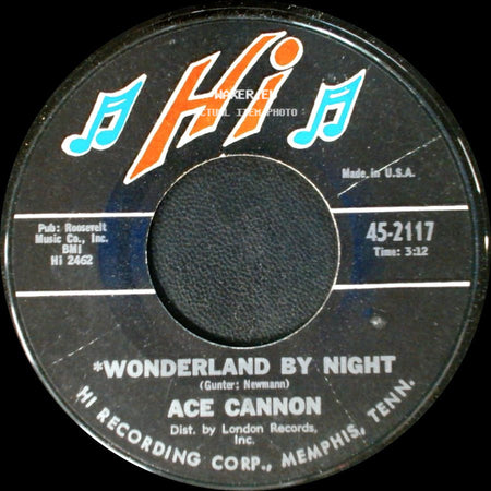 Ace Cannon - As Time Goes By / Wonderland By Night side B