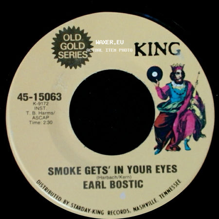 Earl Bostic - Moonglow / Smoke Gets' In Your Eyes side B