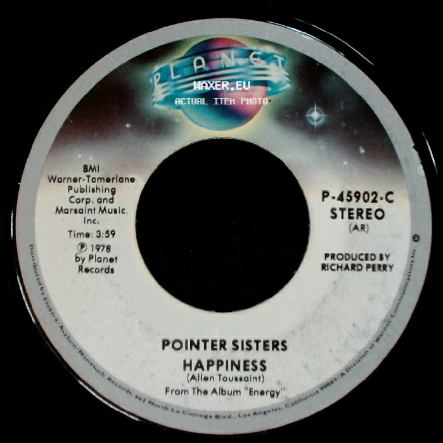 Pointer Sisters - Happiness / Lay It On The Line side A