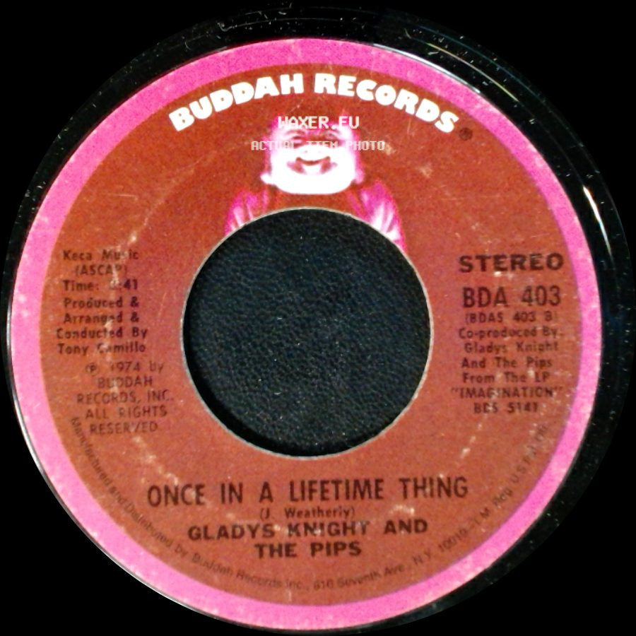 Gladys Knight And The Pips - Best Thing That Ever Happened To Me / Once In A Lifetime Thing side B