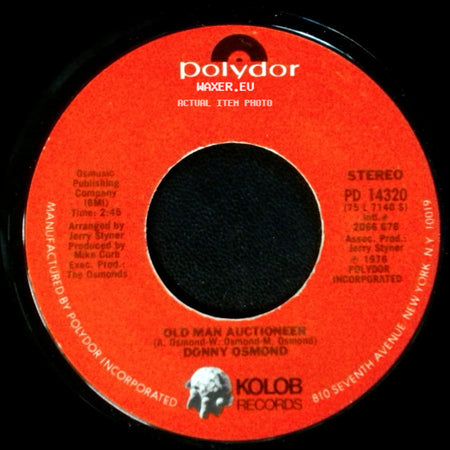 Donny Osmond - Old Man Auctioneer / C'mon Marianne side A