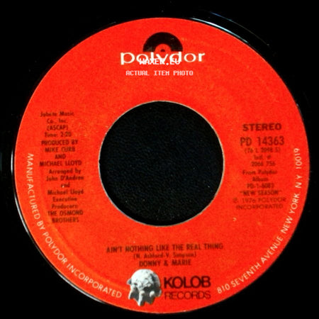 Donny & Marie - Ain't Nothing Like The Real Thing / Sing side A