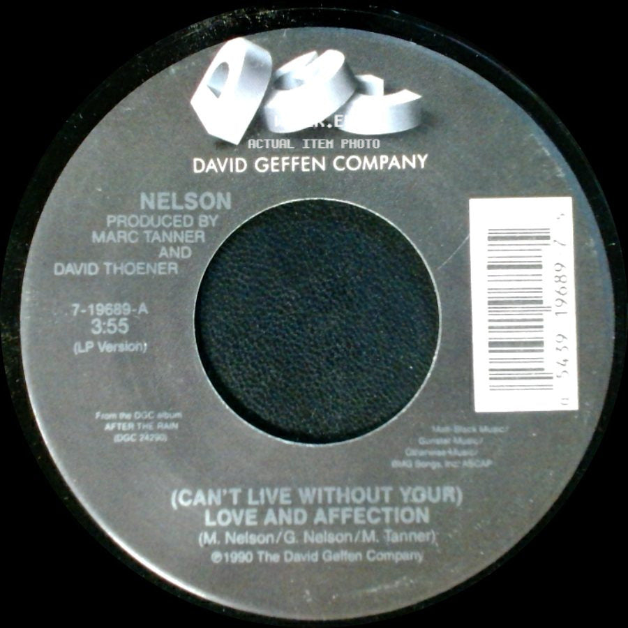 Nelson - (Can't Live Without Your) Love And Affection / Will You Love Me? side A
