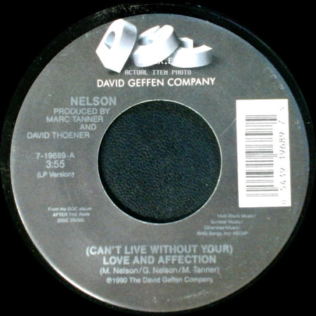 Nelson - (Can't Live Without Your) Love And Affection / Will You Love Me? side A