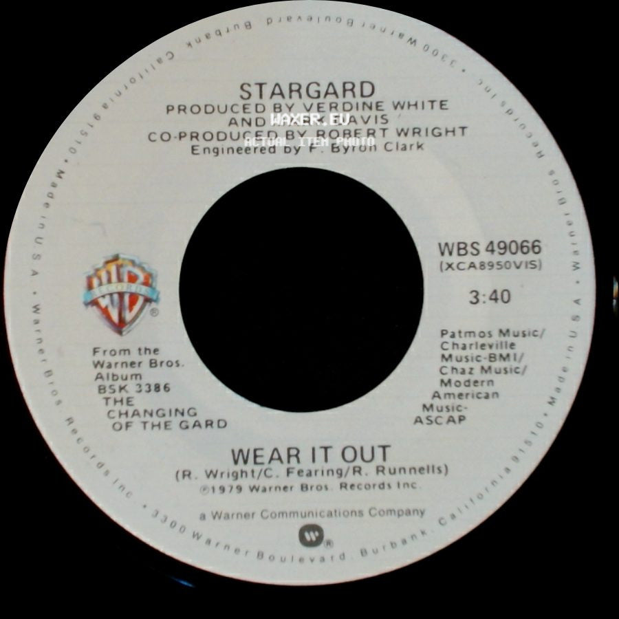 Stargard - Wear It Out (Instrumental) / Wear It Out side B