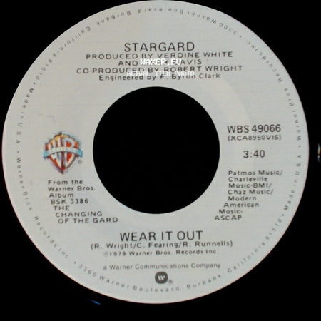 Stargard - Wear It Out (Instrumental) / Wear It Out side B