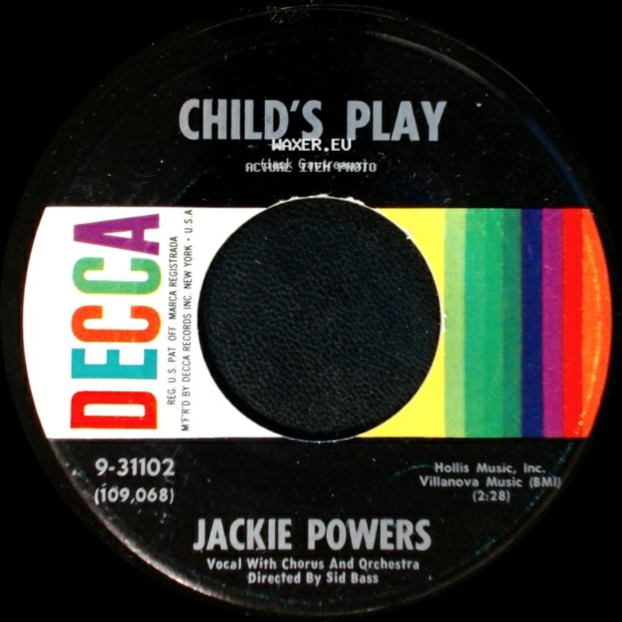 Jackie Powers - Child's Play / Carolina Moon side A