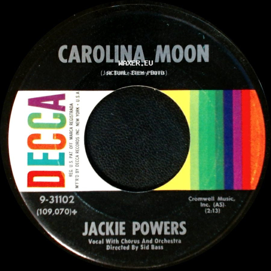 Jackie Powers - Child's Play / Carolina Moon side B