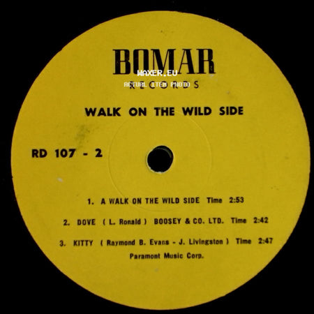 Unknown Artist - Walk On The Wild Side / Walk On The Wild Side side B