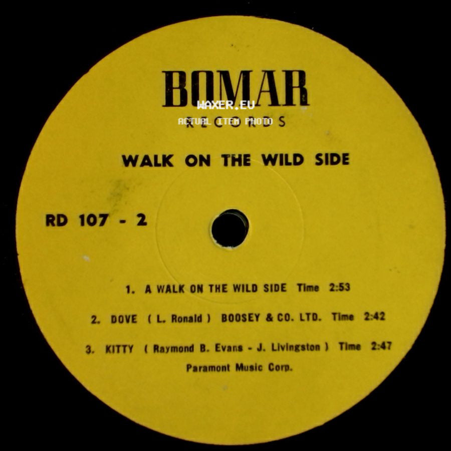 Unknown Artist - Walk On The Wild Side / Walk On The Wild Side side B
