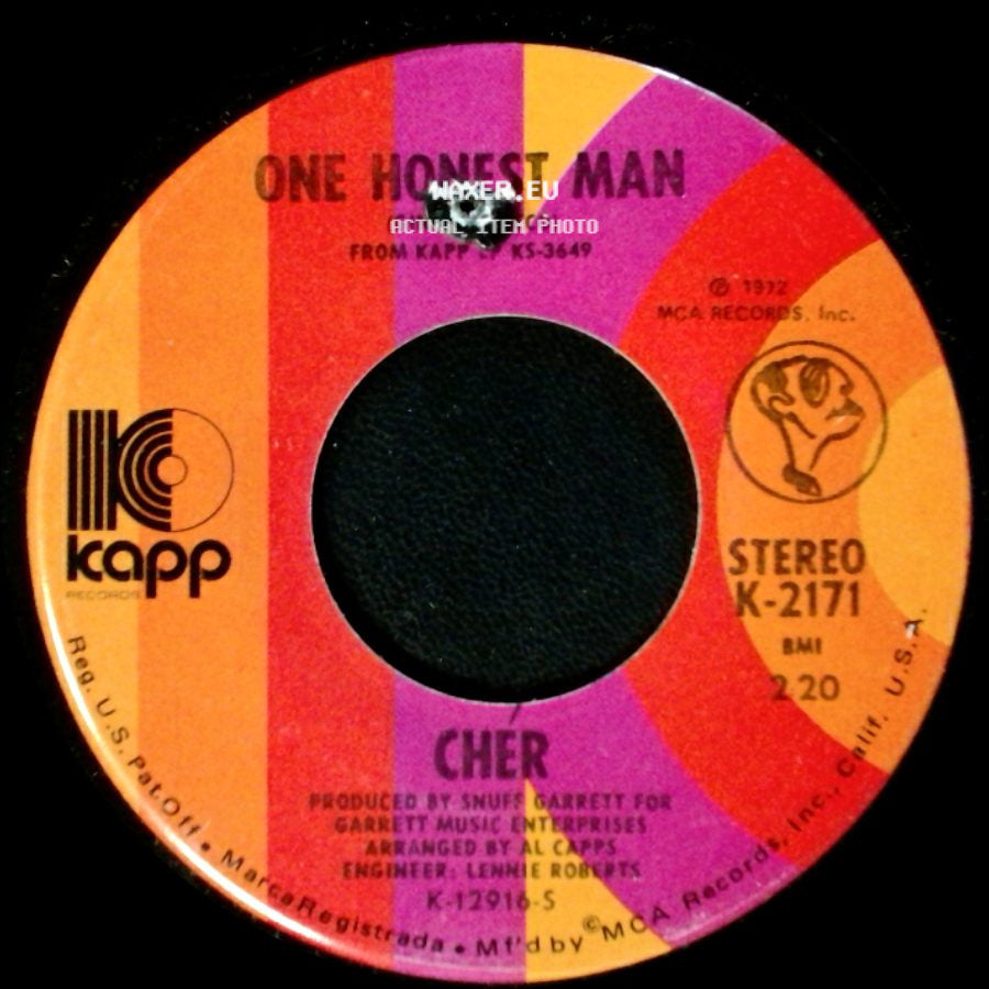 Cher - One Honest Man / Living In A House Divided side A
