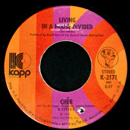 Cher / Chér - Living In A House Divided / One Honest Man side A
