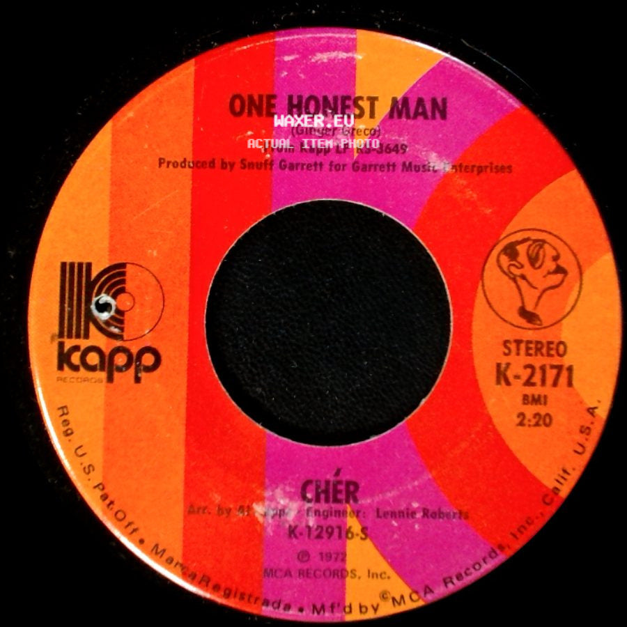 Cher / Chér - Living In A House Divided / One Honest Man side B