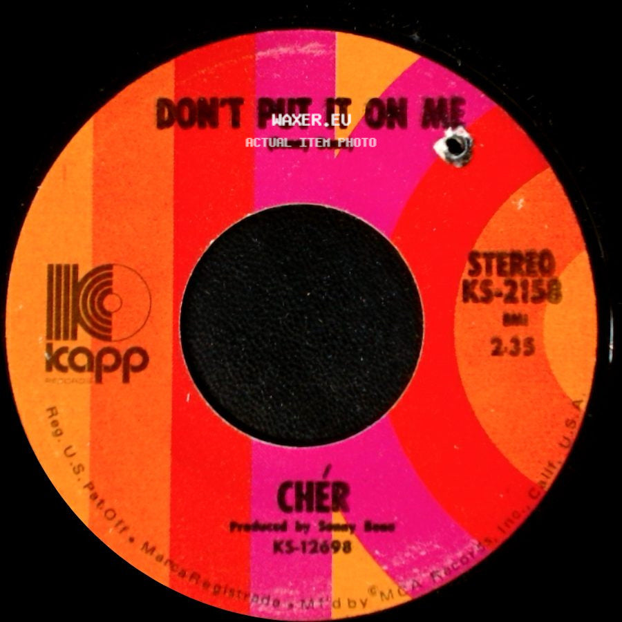Chér - Don't Put It On Me / The Way Of Love side A
