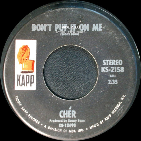 Chér - Don't Put It On Me / The Way Of Love side A