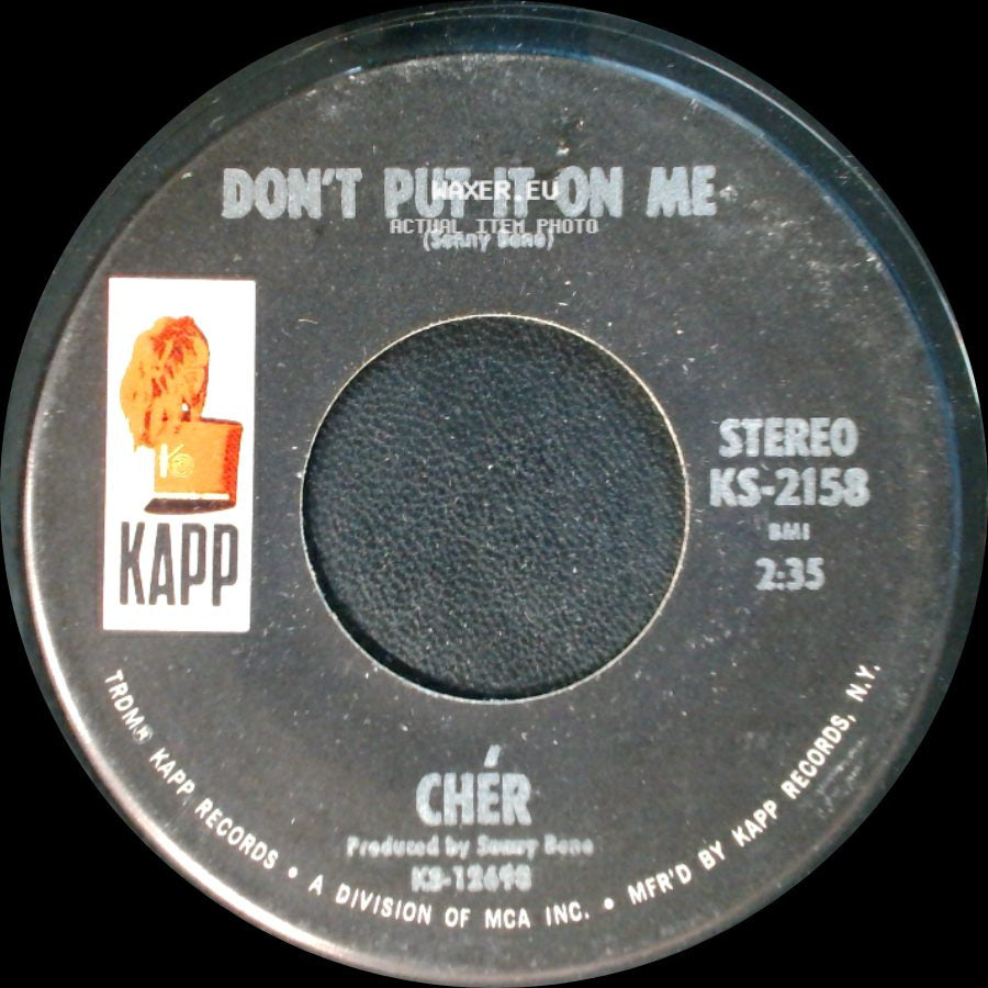 Chér - Don't Put It On Me / The Way Of Love side A