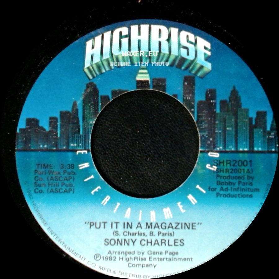 Sonny Charles - Put It In A Magazine / The Week-End Father Song side A