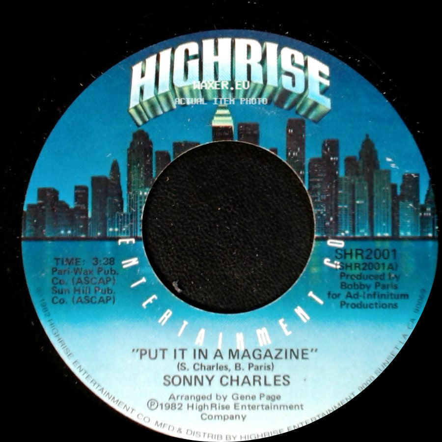 Sonny Charles - Put It In A Magazine / "The Week-End Father Song" side A
