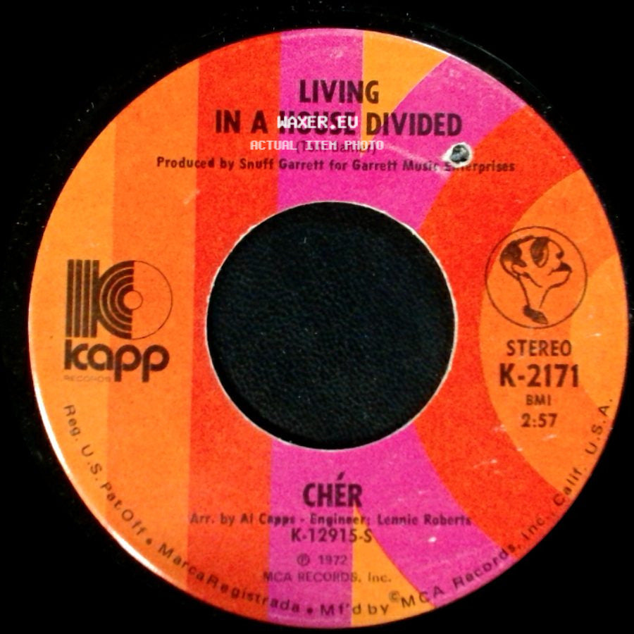 Chér - One Honest Man / Living In A House Divided side B