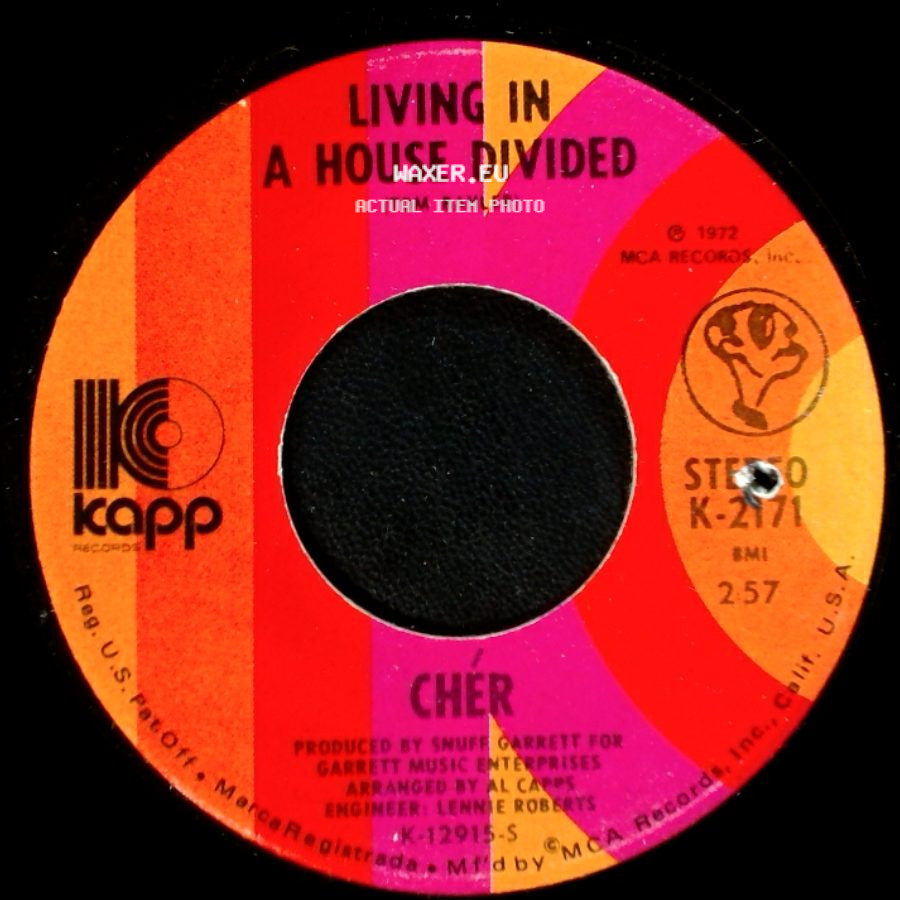 Chér / Cher - Living In A House Divided / One Honest Man side A