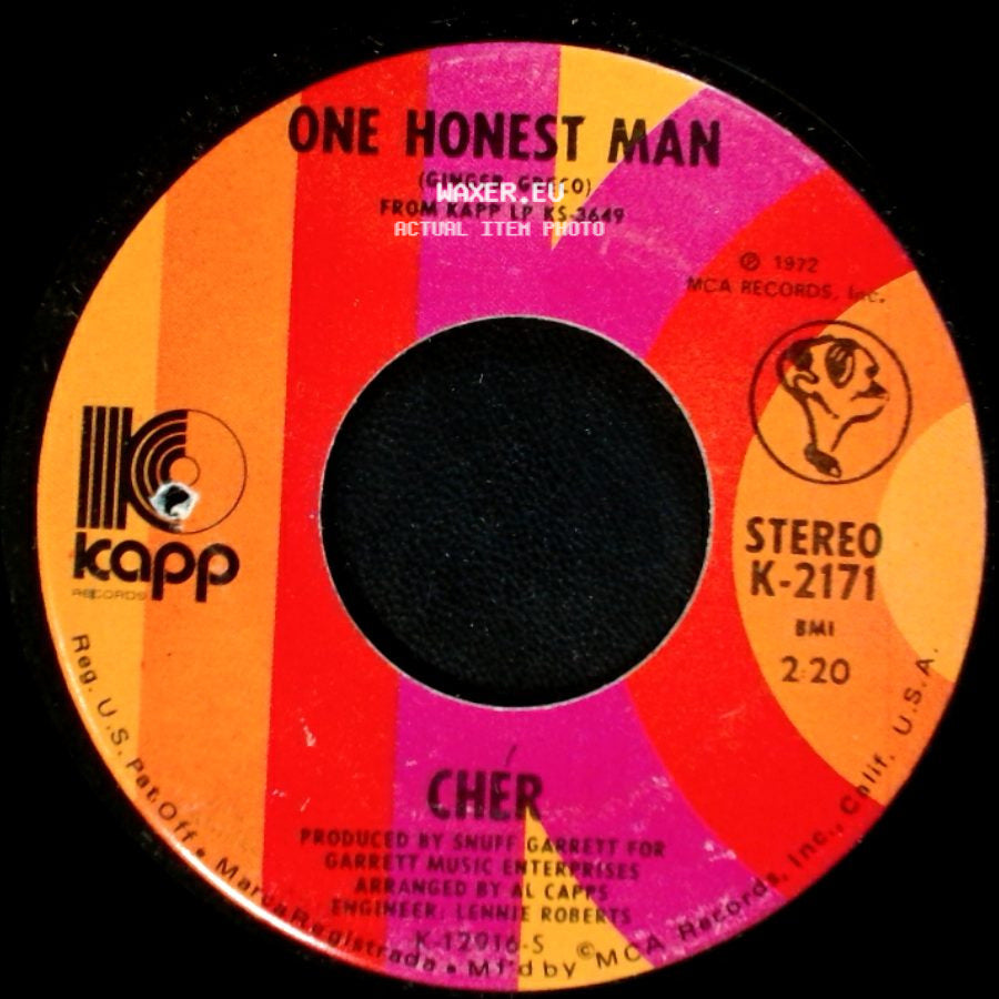 Chér / Cher - Living In A House Divided / One Honest Man side B