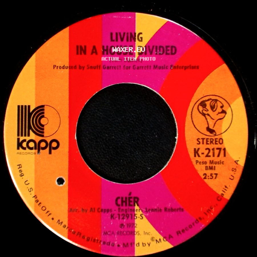 Chér - One Honest Man / Living In A House Divided side B