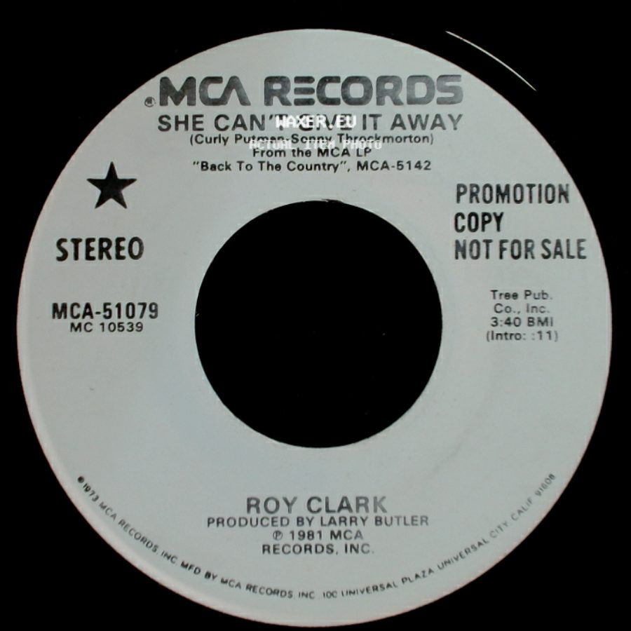 Roy Clark - She Can't Give It Away / She Can't Give It Away side A