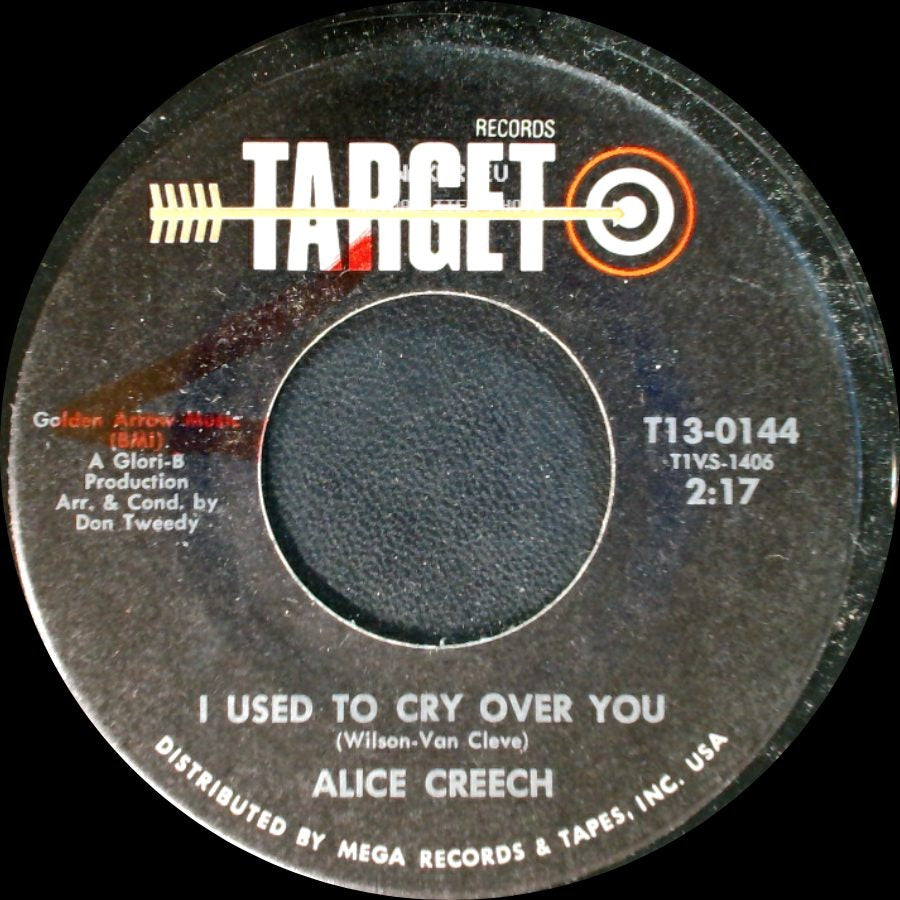 Alice Creech - I Used To Cry Over You / We'll Sing In The Sunshine side A