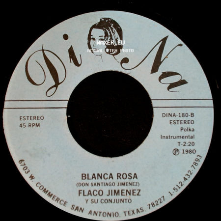 Flaco Jimenez Y Su Conjunto - El Bolsa Vacia / Blanca Rosa side B