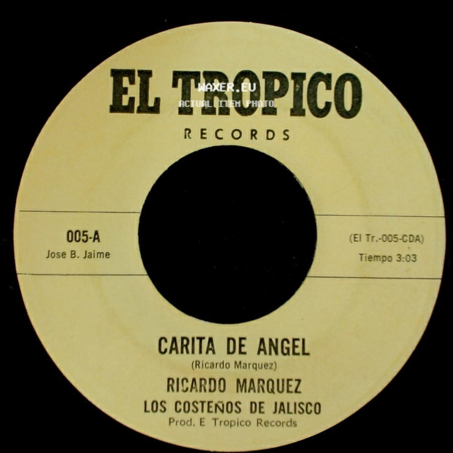 Ricardo Marquez - El Fracasado / Carita De Angel side B