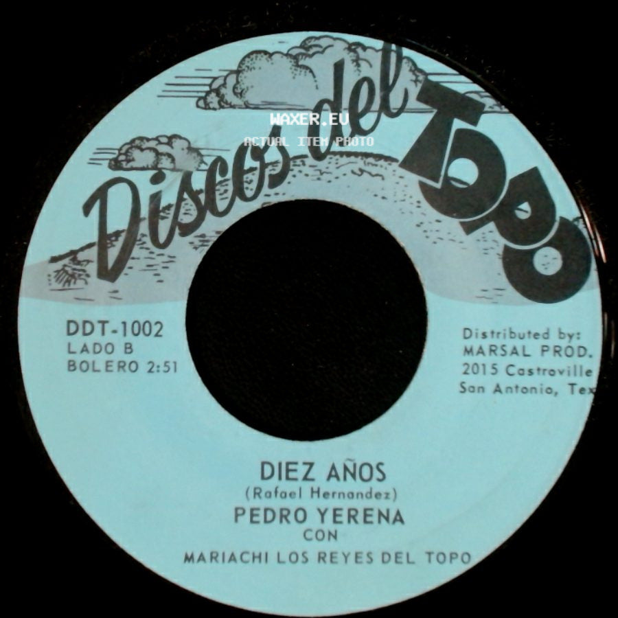 Pedro Yerena Con Mariachi Los Reyes Del Topo - Para Que Me Sirve / Diez Años side B