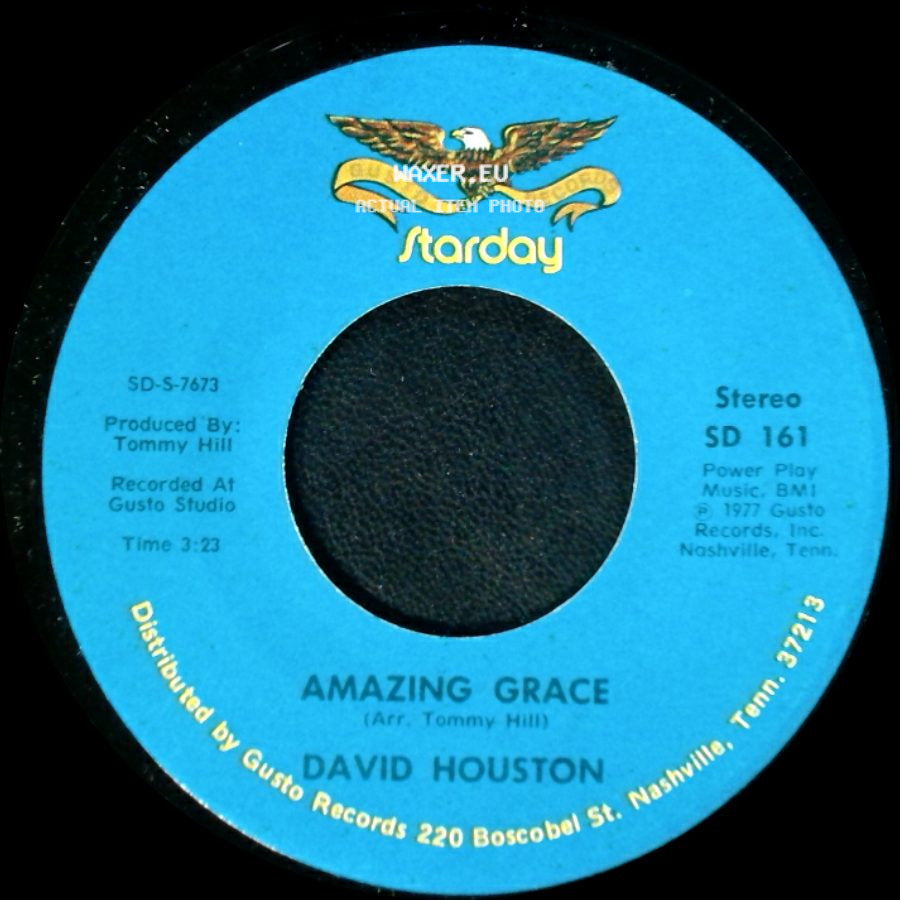 David Houston - Return To Me / Amazing Grace side B