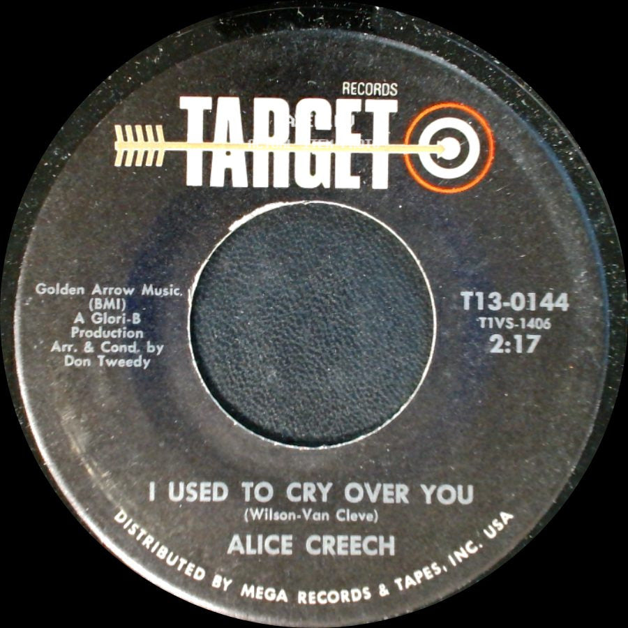 Alice Creech - I Used To Cry Over You / We'll Sing In The Sunshine side A