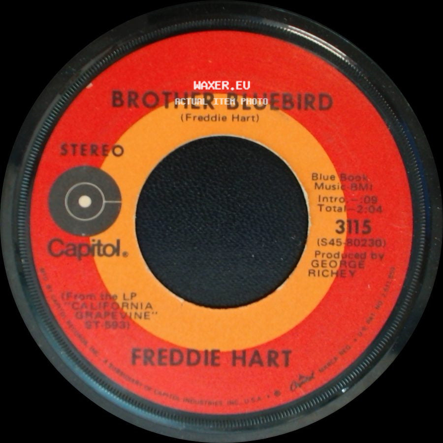 Freddie Hart - Brother Bluebird / Easy Loving side A